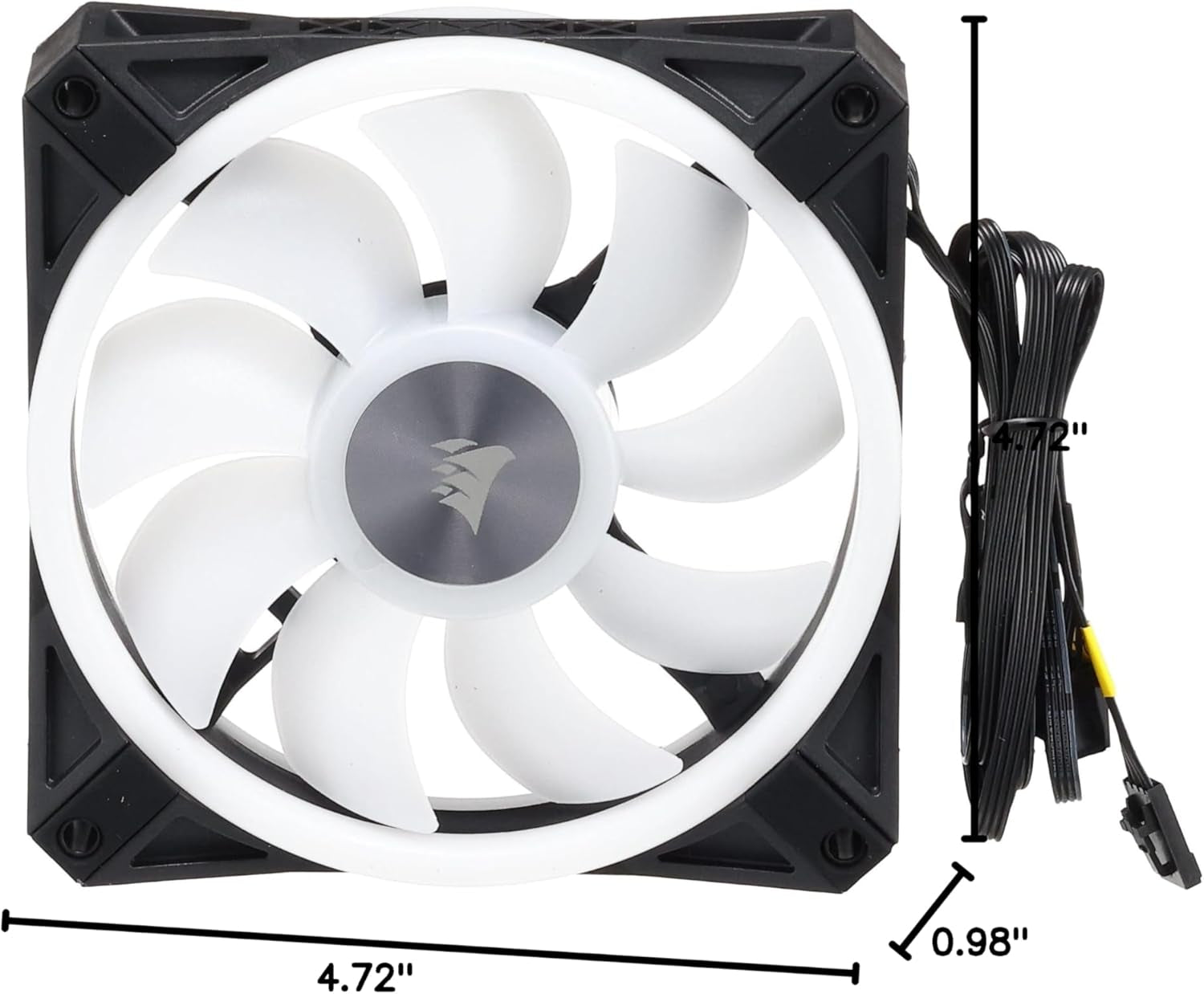 QL Series, Ql120 RGB, 120Mm RGB LED Fan, Triple Pack with Lighting Node Core