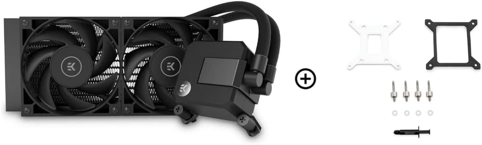 AIO Basic 240Mm All-In-One Liquid CPU Cooler with -Vardar High-Performance PMW Fans, Water Cooling Computer Parts, 120Mm Fan, Intel 115X/1200/2066, AMD AM4