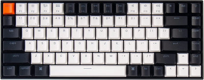 K2 75% Layout Hot-Swappable Bluetooth Wireless/Usb Wired Mechanical Keyboard with Gateron G Pro Brown Switch/Double-Shot Keycaps/Rgb Backlit 84-Key Computer Keyboad for Mac Windows Version 2